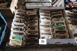 2x Trays of fasteners. NO VAT