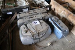 Various radios. NO VAT