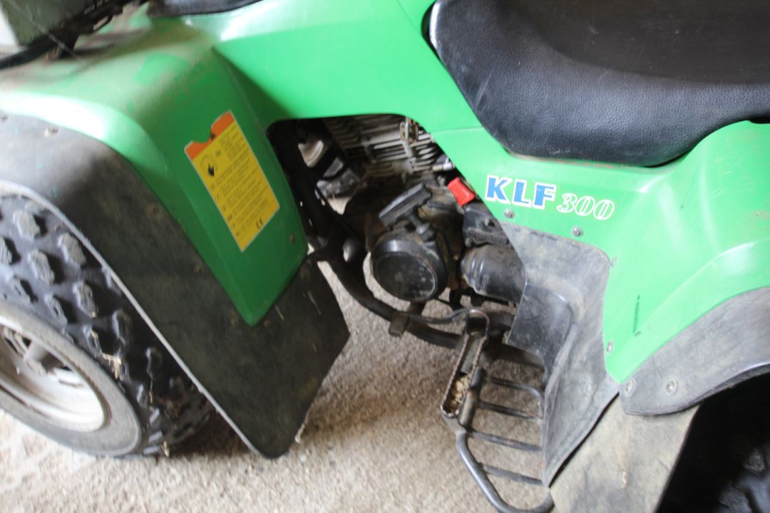 Kawasaki KLF 300 2WD quad bike. 3,396 miles. Owned from new. Key held. NO VAT - Image 21 of 27