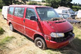 VW Caravelle GL 2.4L diesel manual. Registration S