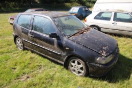 VW Polo 16v 1.4L petrol manual 3-door. Registratio