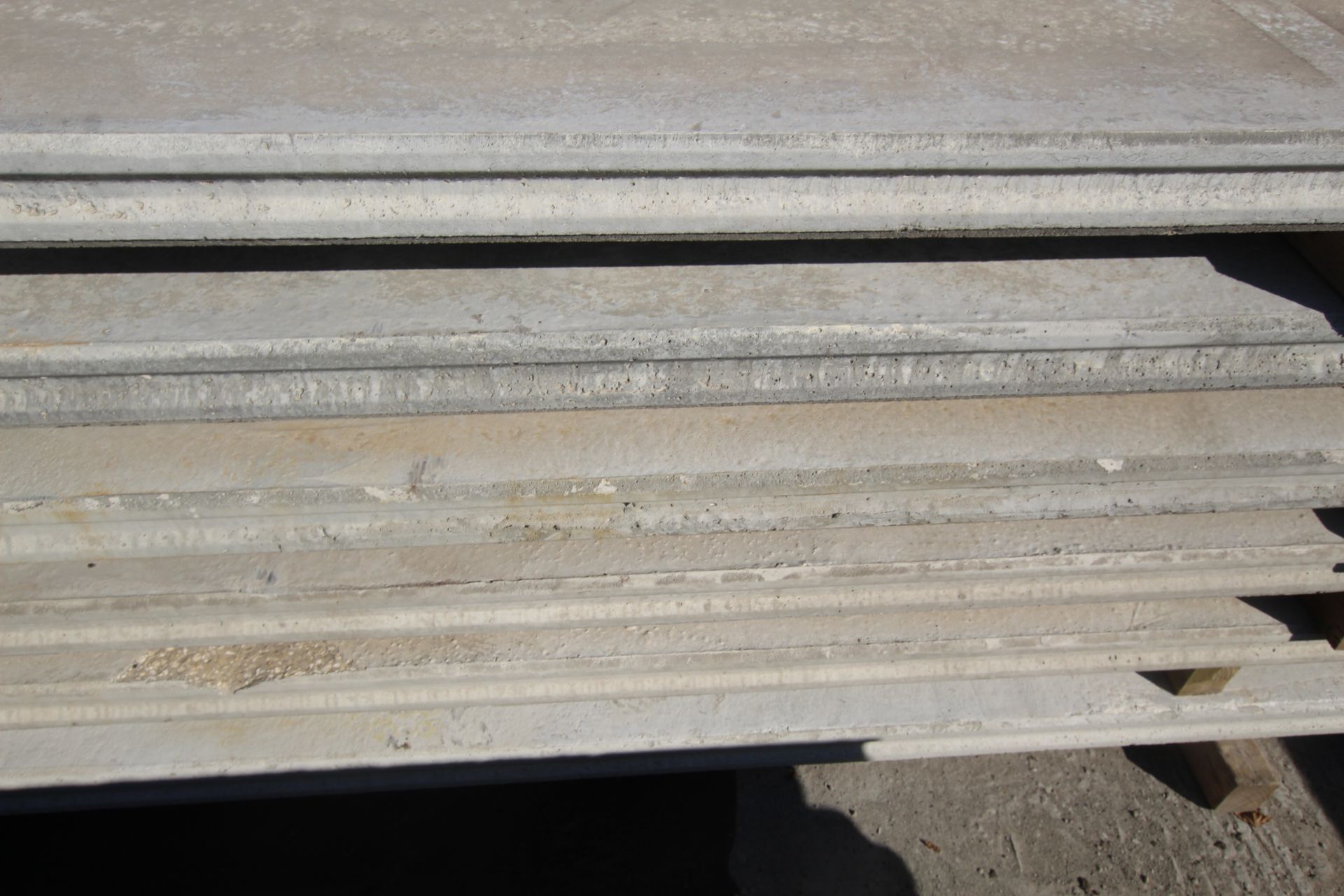 6x prestressed concrete panels: 2x 5000 x 1000 x 9 - Image 5 of 15