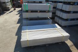 4x packs of 18 12in solid concrete gravel boards.