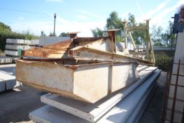 2ft x 22ft conveyor frame (no belt or motor).