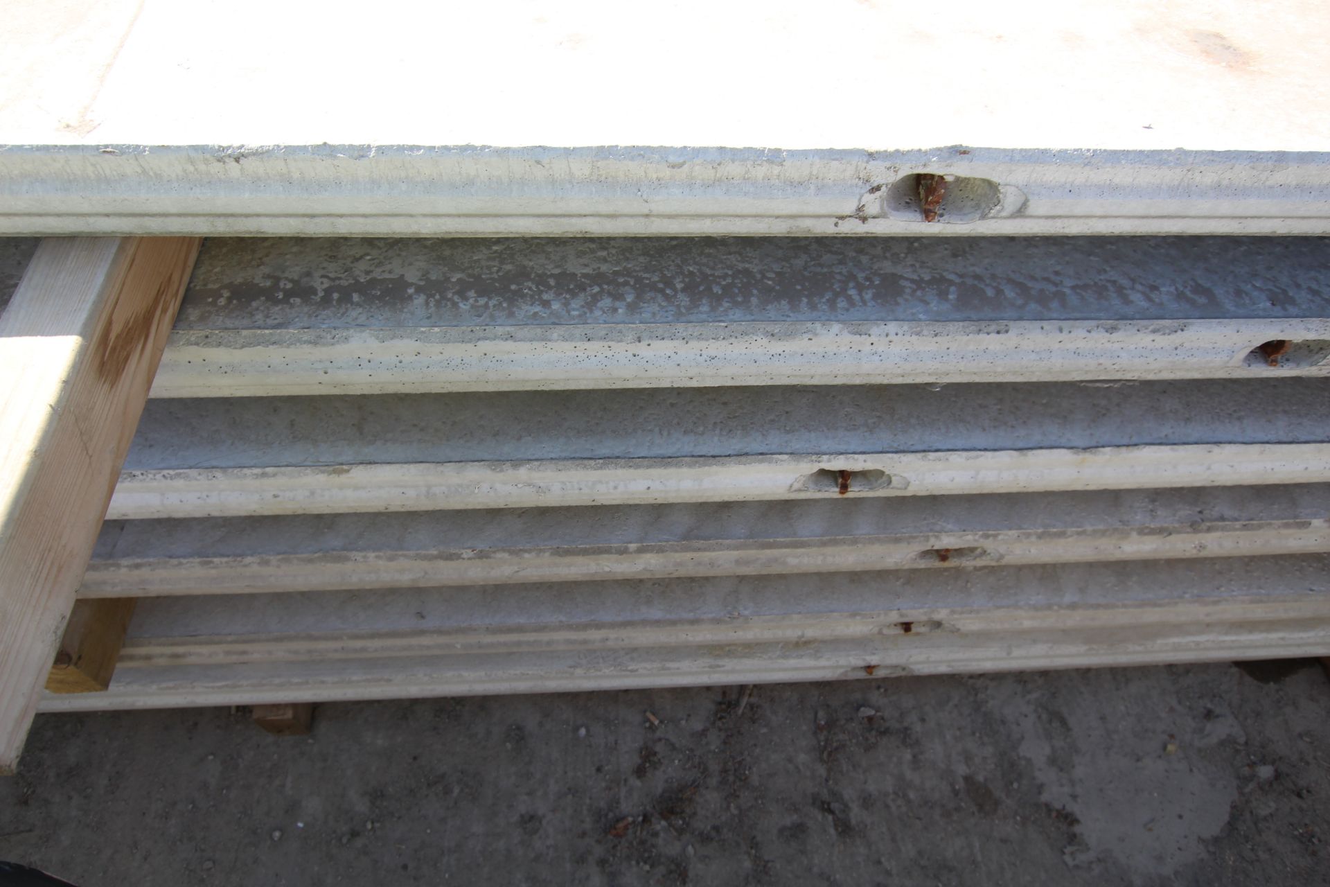 6x prestressed concrete panels: 2x 5000 x 1000 x 9 - Image 10 of 15