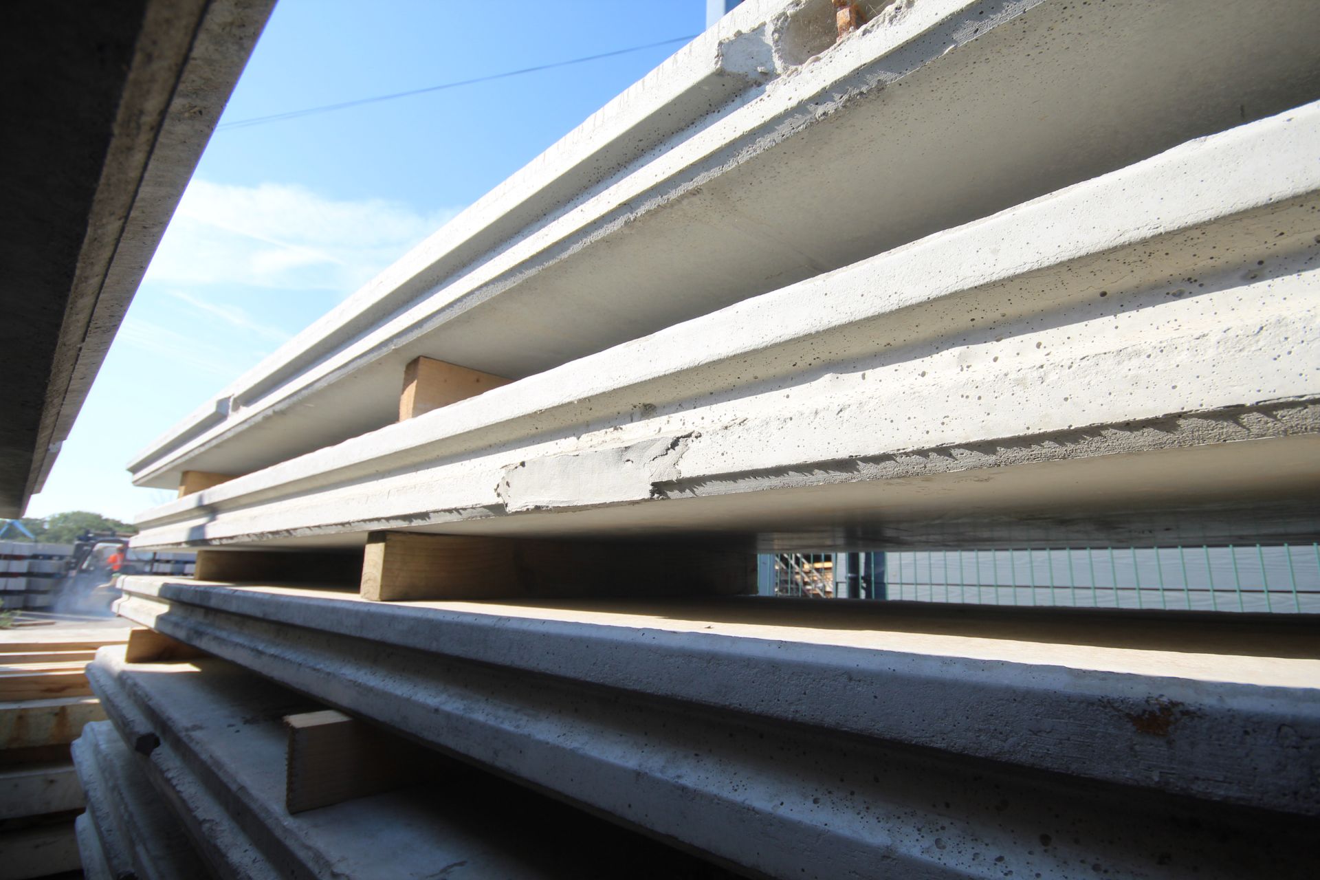 3x prestressed concrete panels: 2x 4500 x 1000 x 145 & 1x 4570 x 1000 x 145 (top three). - Image 4 of 7