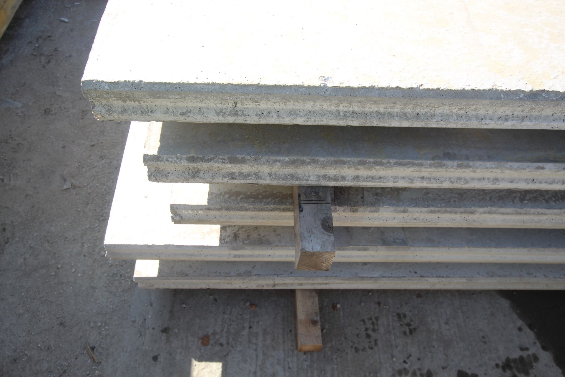 5x prestressed concrete panels: 3x 4570 x 1200 x 9 - Image 9 of 14