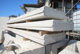 6x prestressed concrete panels: 3x 5720 x 1000 x 2
