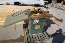 Wadkin heavy duty 3-phase saw bench.