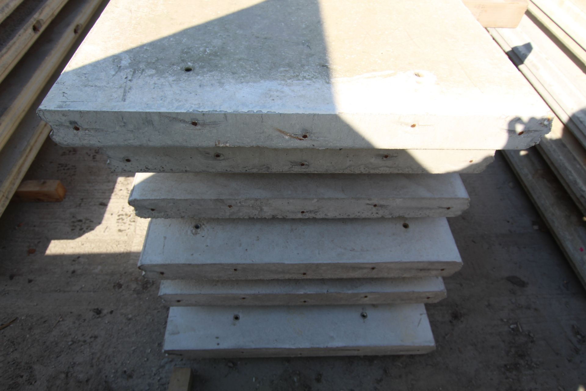6x prestressed concrete panels: 2x 5000 x 1000 x 9 - Image 7 of 15