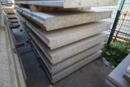 5x prestressed concrete panels: 4150 x 1500 x 145