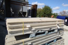 4x packs of 27 7ft intermediate concrete posts & 4