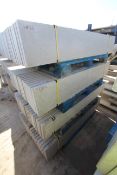 4x packs of 18 12in solid concrete gravel boards.