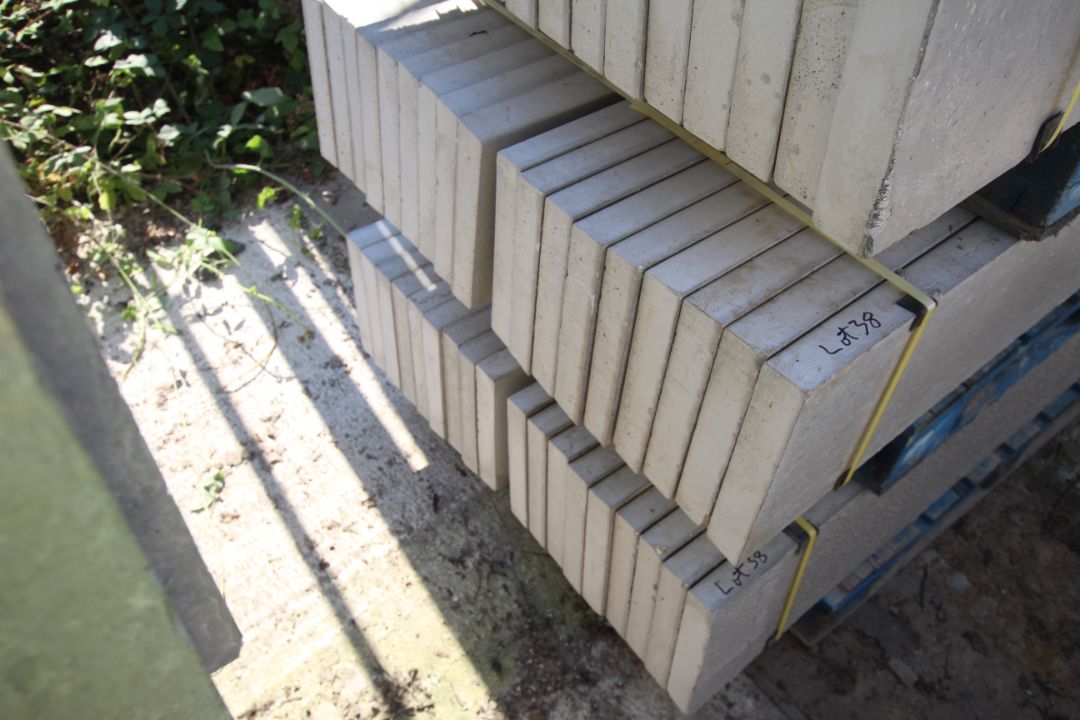 4x packs of 18 12in solid concrete gravel boards. - Image 7 of 9