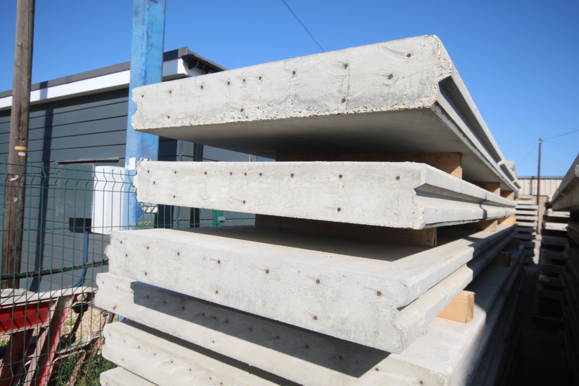 3x prestressed concrete panels: 2x 4500 x 1000 x 145 & 1x 4570 x 1000 x 145 (top three). - Image 7 of 7