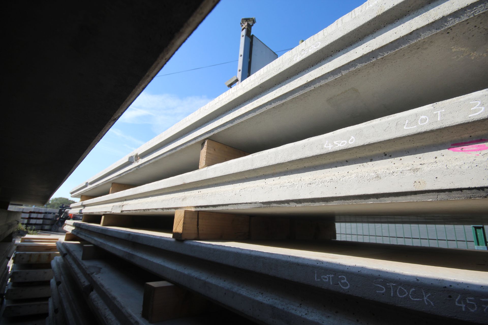 3x prestressed concrete panels: 2x 4500 x 1000 x 145 & 1x 4570 x 1000 x 145 (top three). - Image 3 of 7