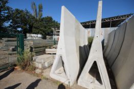 7x 3m A-Store B-grade retaining wall sections.