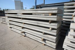 6x prestressed concrete panels: 5x 4570 x 1000 x 1