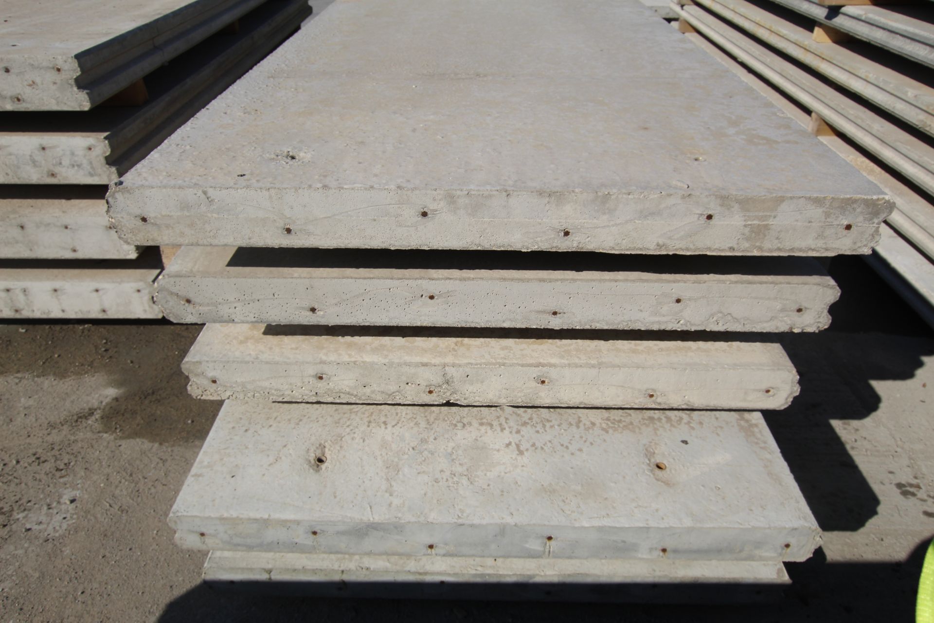 5x prestressed concrete panels: 3x 4570 x 1200 x 9 - Image 7 of 14