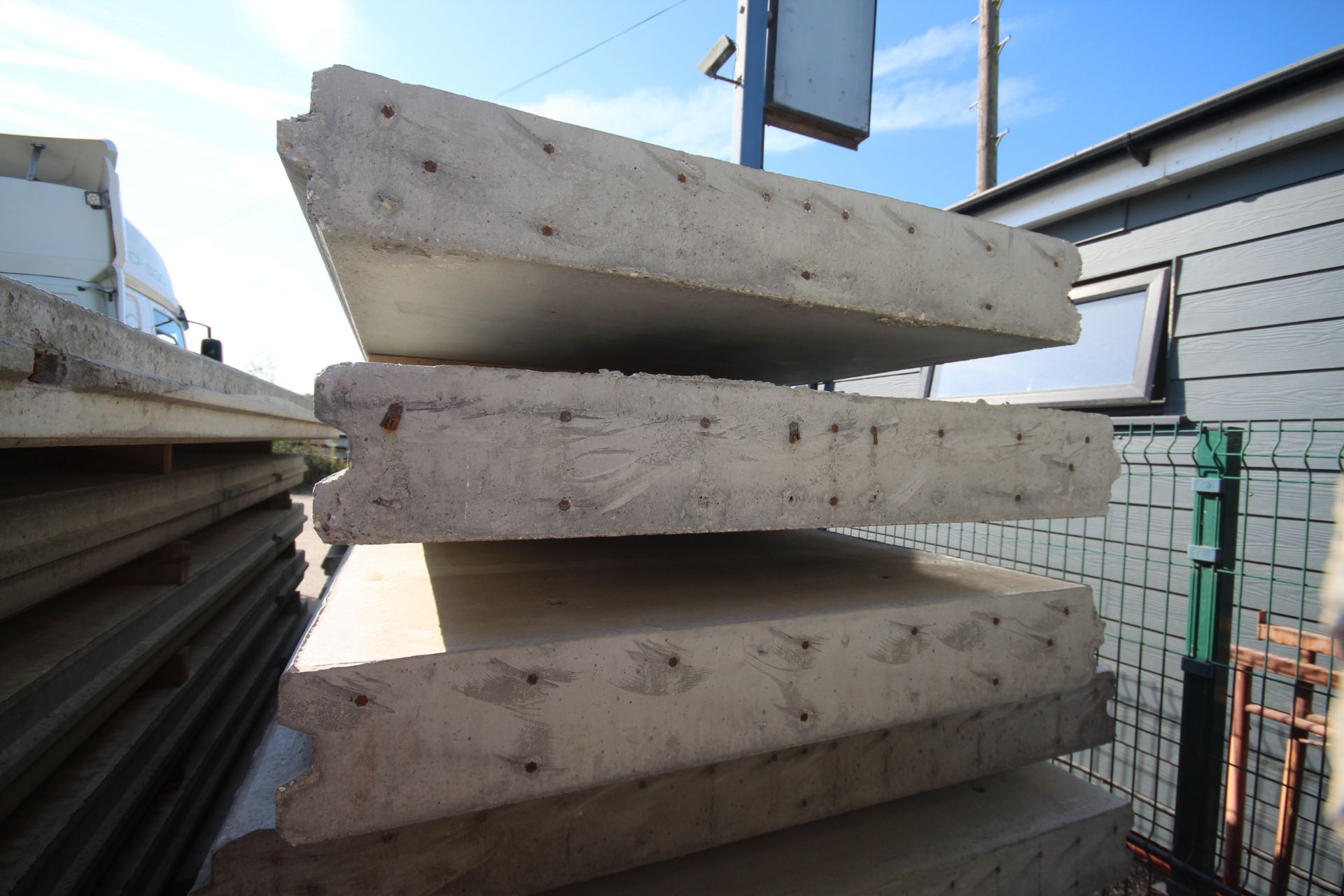 3x prestressed concrete panels: 2x 4500 x 1000 x 145 & 1x 4570 x 1000 x 145 (top three). - Image 2 of 7