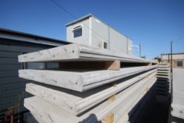 2x prestressed concrete panels: 6000 x 1200 x 95 (