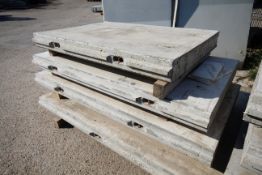 3x prestressed concrete panels: 1x 1500 x 1000 x 145; 1x 1850 x 1000 x 145 & 1x 2000 x 1000 x 145.
