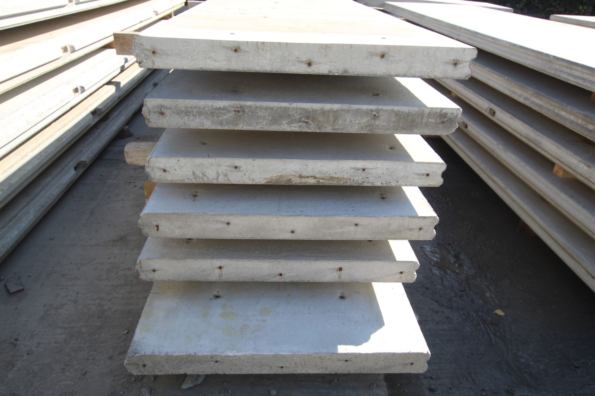 6x prestressed concrete panels: 2x 5000 x 1000 x 9 - Image 15 of 15