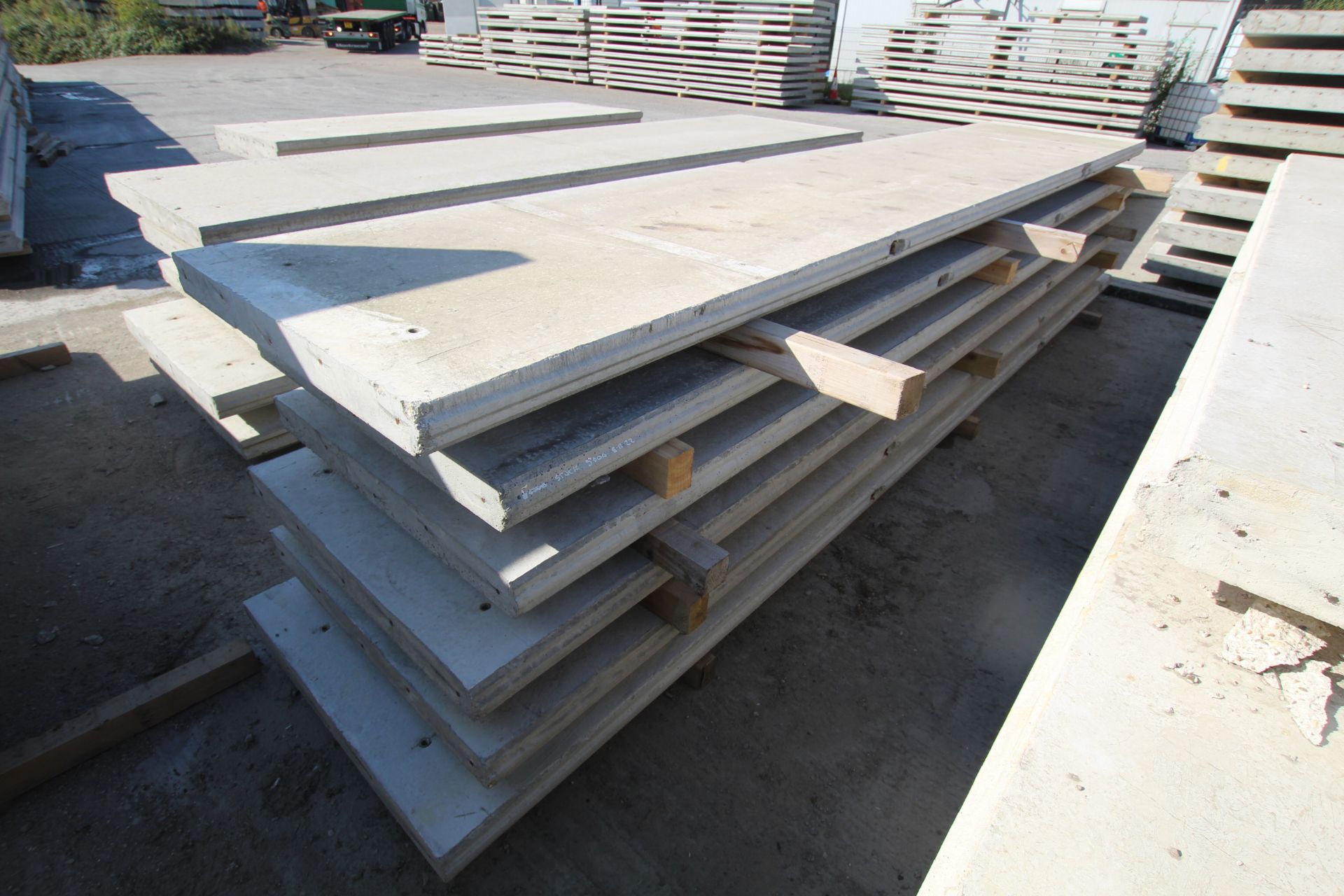 6x prestressed concrete panels: 2x 5000 x 1000 x 9 - Image 8 of 15