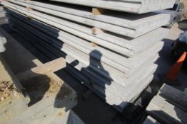 5x prestressed concrete panels: 6000 x 1000 x 145