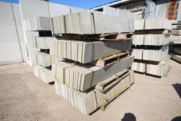 4x packs of 18 12in recessed concrete gravel board