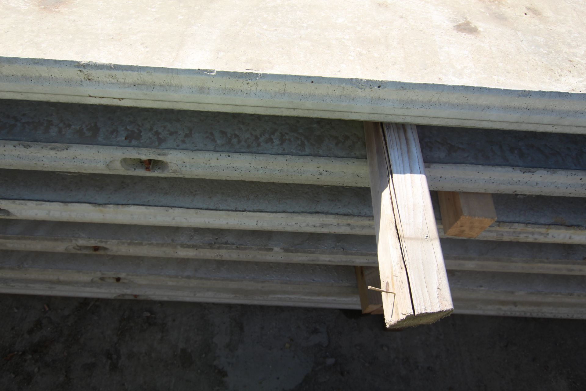 6x prestressed concrete panels: 2x 5000 x 1000 x 9 - Image 11 of 15