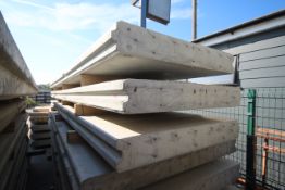 3x prestressed concrete panels: 2x 4500 x 1000 x 145 & 1x 4570 x 1000 x 145 (top three).