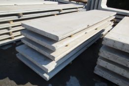 5x prestressed concrete panels: 3x 4570 x 1200 x 9