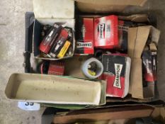 Tray containing large quantity of spark plugs, mos