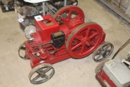 Amanco (England) 2HP stationary engine. Four-wheel