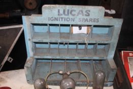 Lucas Ignition spares counter display.