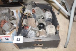 Tray containing large quantity of various magnetos