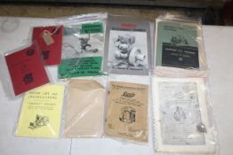 Large quantity of manuals and brochures relating t