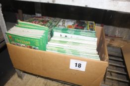 Large box of Tractor & Machinery magazines