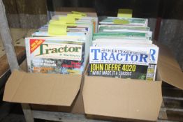 Two boxes of Tractor & Machinery and Heritage Trac