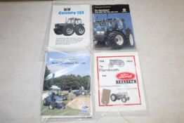 Various Ford tractor brochures. To include County