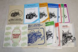 Collection of Henham Steam Rally souvenir programm