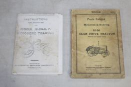 Original International McCormick- Deering 10-20 pa