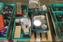 Various fasteners, paint and spares.