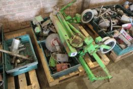 Pallet with a quantity of Jones spares.