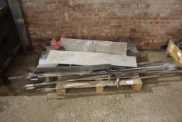 Various steel including curtainside/ container door latches.