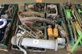 Pallet containing some irrigation and water pipe f