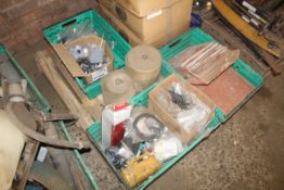 3x trays of various electrical fittings and worksh