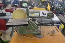 Sealey belt and disc sander. For sale on behalf of liquidators. V