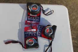 3x Stainless professional tape. V